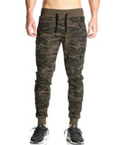 aecibzo Hombres Gimnasio Pantalones Camuflaje Casual Jogger Skinny Slim Fit Pantalones