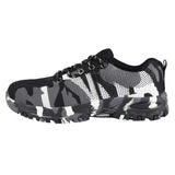 Bnineteenteam Botas de Trabajo de Camuflaje con Puntera de Acero para Hombres Calzado de Seguridad para Exteriores, a Prueba de pinchazos, Transpirable, Antideslizante
