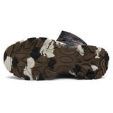 Suetar Botas de Senderismo y Trekking Militares Oxford de Camuflaje para Hombre Botas tácticas Antideslizantes al Aire Libre de Media Pierna de Primavera y Verano