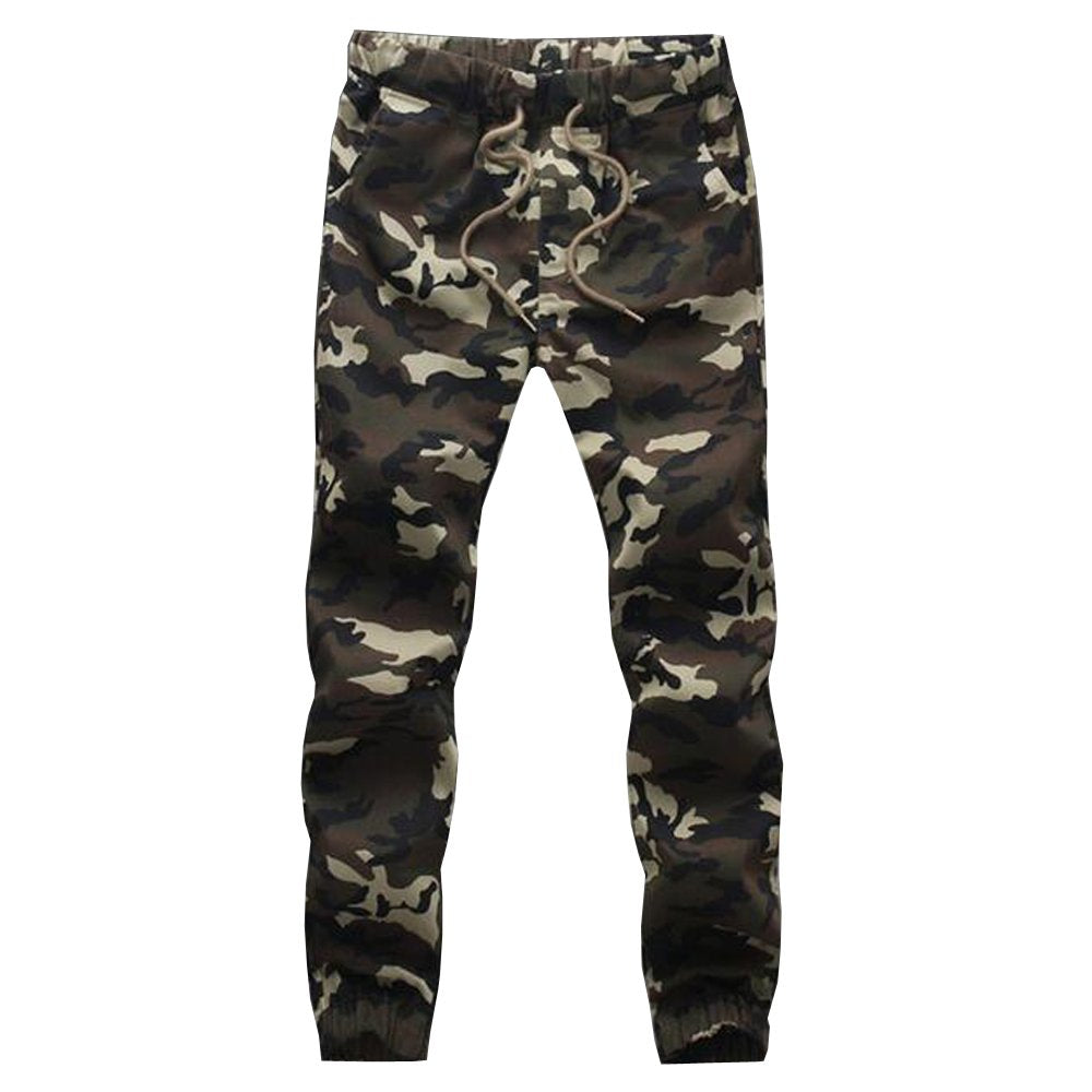 KINDOYO Pantalones para Hombre Pantalones de Camuflaje Pantalones Cortos Pantalones Deportivos Jogging Harem Cargo Pantalones Casual