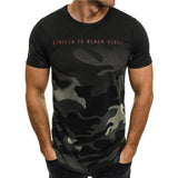 Fartido - Playera de Manga Corta para Hombre, diseño de Camuflaje