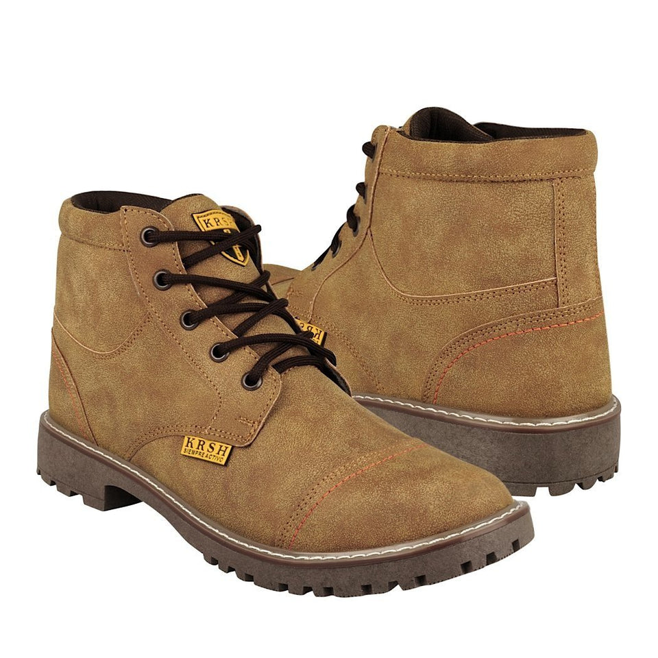 STYLO Botas Casuales para Hombre simipiel Amarillo 6405
