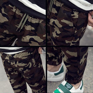 KINDOYO Pantalones para Hombre Pantalones de Camuflaje Pantalones Cortos Pantalones Deportivos Jogging Harem Cargo Pantalones Casual