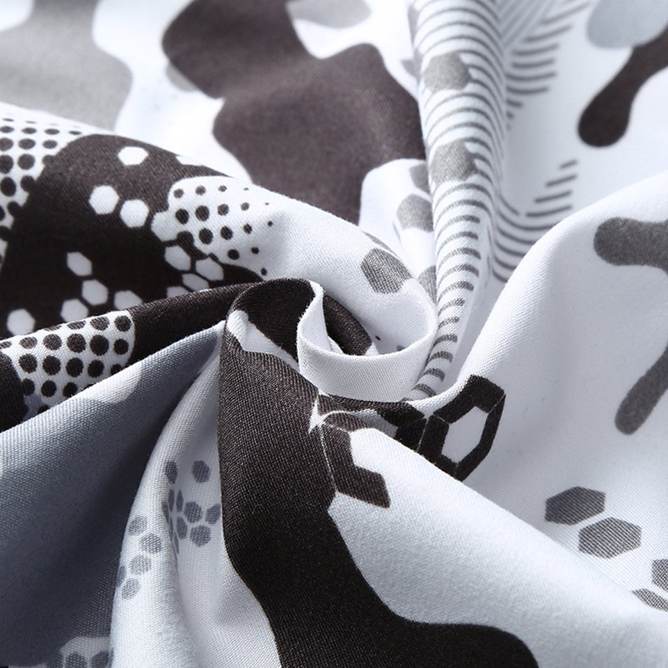 Camisa Estampada Casual para Los Hombres de Playa, Camisa de Algodón Suave, Camisas de Manga Corta Impresas Camuflaje