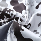 Camisa Estampada Casual para Los Hombres de Playa, Camisa de Algodón Suave, Camisas de Manga Corta Impresas Camuflaje