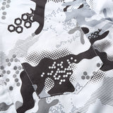 Camisa Estampada Casual para Los Hombres de Playa, Camisa de Algodón Suave, Camisas de Manga Corta Impresas Camuflaje